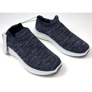 MEMBERS ONLY Mens US 10M Navy Breathable Slip-On Athletic SHOES Sneakers NWT NEW